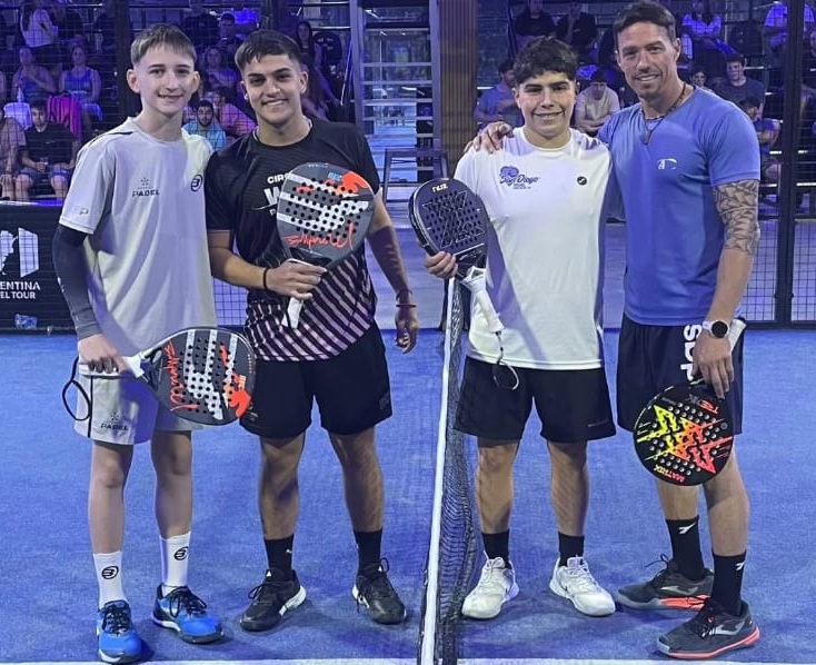 Tremenda final de Segunda categoría en el circuito del World Pádel Center Patagonia en Cipolletti
